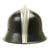 Original German WWII M1934 Fire Police Helmet with Aluminum Comb - Feuerwehr Helmet Original Items
