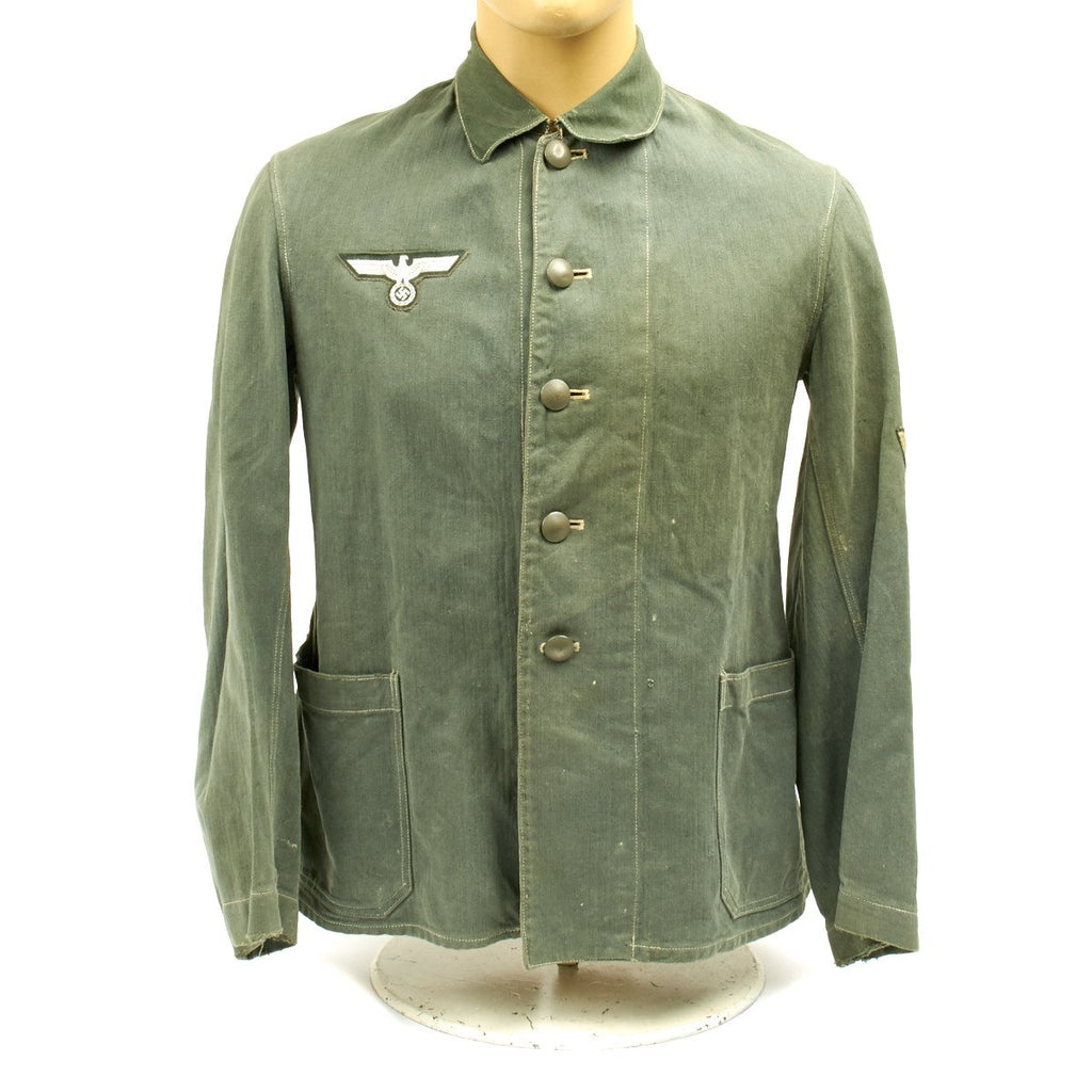 Original German WWII Infantry Work Shirt Original Items