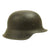 Original German WWII M42 Single Decal Luftwaffe Helmet - Shell Size 64 Original Items