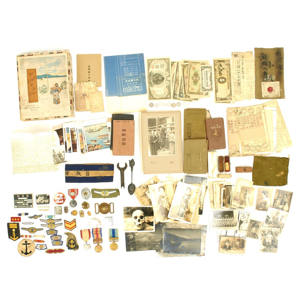 Original Japanese WWII USGI Bring Back Collection Original Items