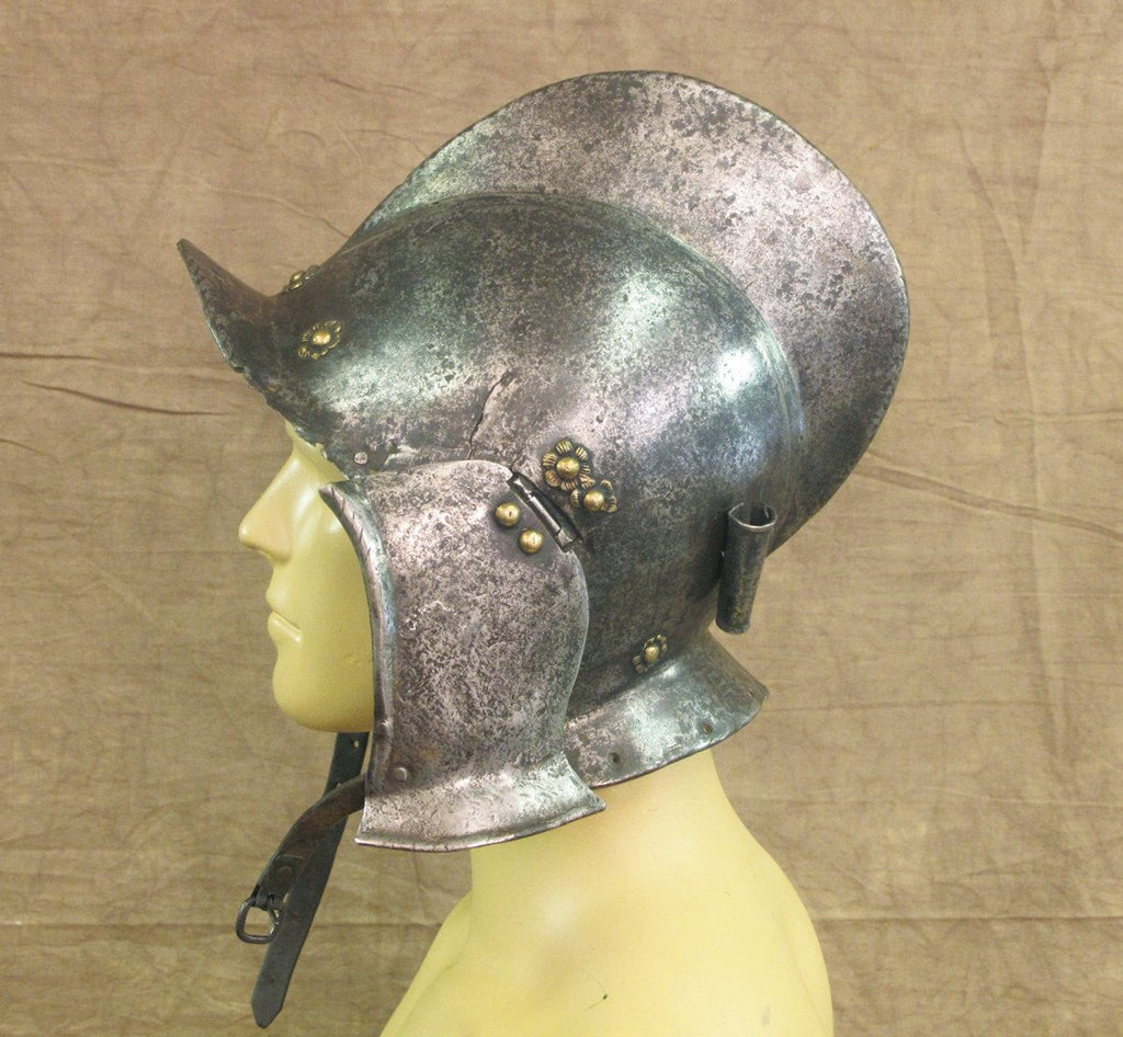 Original 16th Century European Burgonet Helmet Original Items