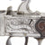 Original British Large Naval Flintlock Ducks Foot Pistol with Silver Inlay by Bunney of London Original Items