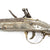 Original Ukrainian Niello Silver Flintlock Cossack Pistol- Circa 1820 Original Items