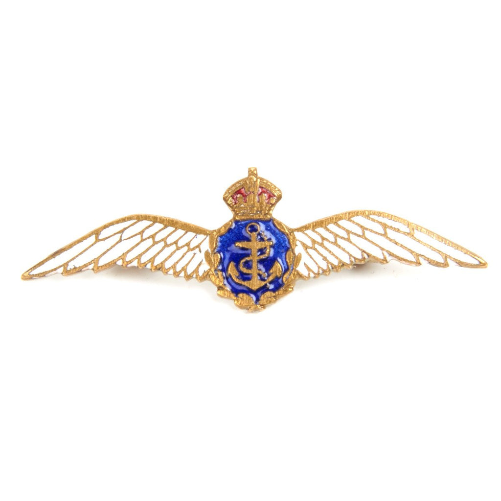 Original WWII British Royal Naval Air Service Regimental Sterling Silver Sweetheart Brooch Original Items