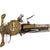 Original German 18th Century Ivory Gripped Hunting Hanger Flintlock Pistol by J. Hock of Mainz Original Items