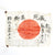 Original Japanese WWII Hand Painted Good Luck Raw Silk Flag Original Items