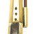 Original British Flintlock Brass Barrel Blunderbuss Pistol with Spring Bayonet by Riviere - Marked HINDE Original Items