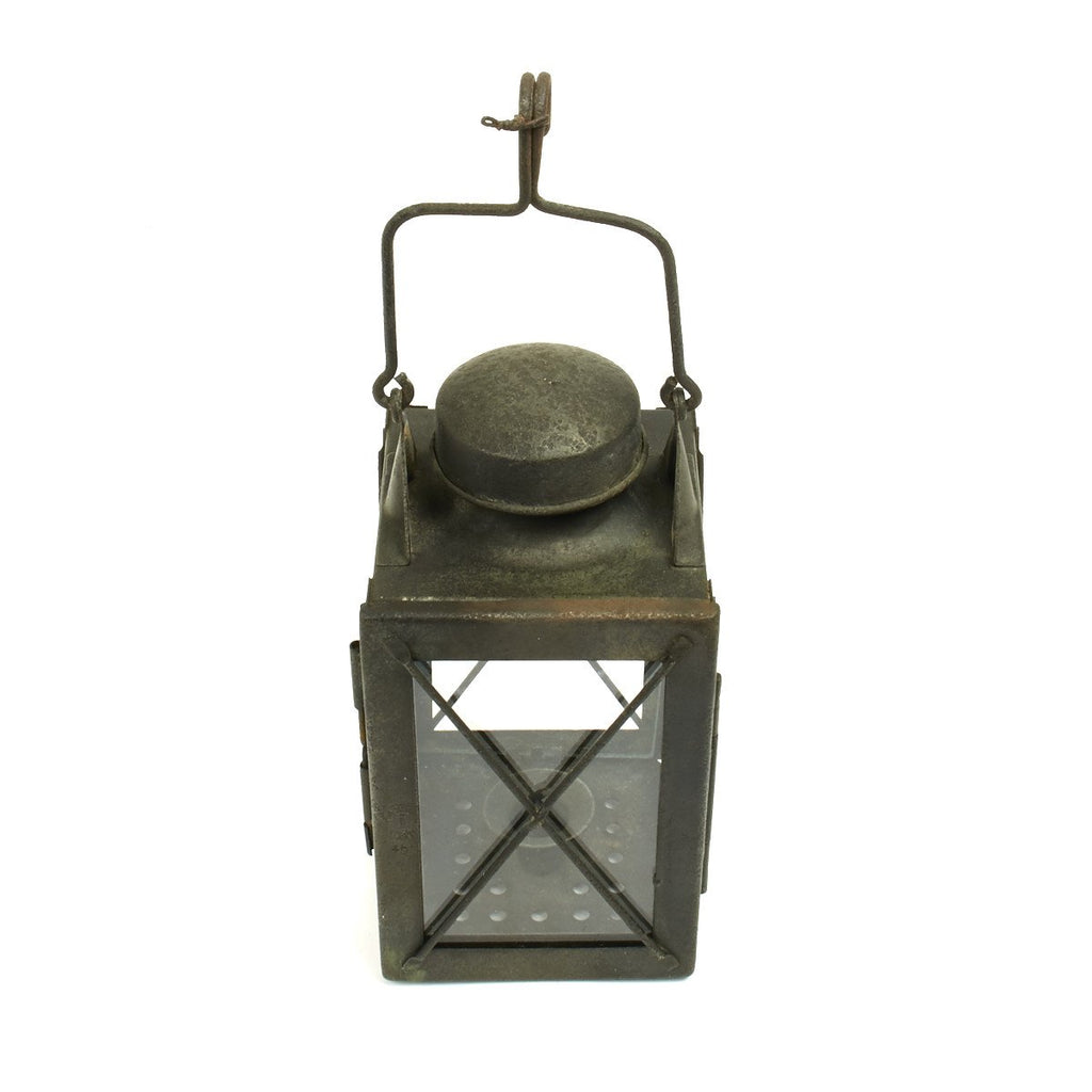 Original British WWI Trench Candle Lantern by Collins of Birmingham - Dated 1915 Original Items