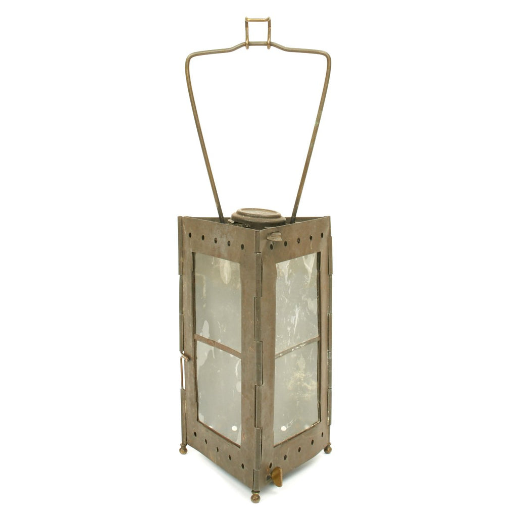 Original French WWI Collapsible Trench Candle Lantern Original Items