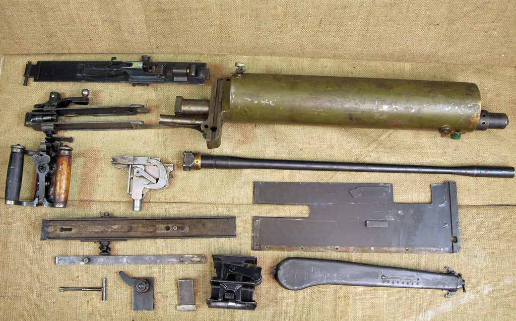 Original Maxim Imperial Russian M-1905/10 Smooth Jacket Machine Gun Part Set Original Items