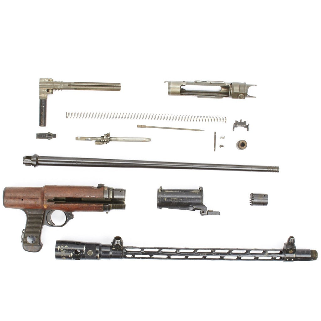 German MG 15 Air Cooled Parts Set with Wood Action Cover Original Items