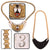 Original German WWII NSRKB Veteran's Association Type I 50-Year Service Standard Bearer Gorget with Chain Original Items
