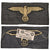 Original German WWII Waffen-SS Tropical Machine-Woven Sleeve Eagle with RZM/SS Manufacturer Tag - A4/387