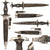 Original German WWII Model 1933 SS Honor Dagger with Scabbard and Assmann RZM M5/8 Hanger, Relic Condition Original Items