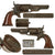 Original U.S. Civil War Era Named Colt "Root" Model 1855 Sidehammer .28cal. Pocket Percussion Revolver Made in 1856 - Serial 8719
