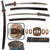 Original 18th Century Edo Period Japanese Handmade Ō-Wakizashi Short Sword with Lacquered Scabbard
