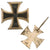 Original Imperial German WWI 1914 Iron Cross 1st Class - Unmarked Pinback EK I
