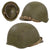 Original WWII Soviet Russian SSh-39 Steel Combat Helmet with Liner and Chinstrap Original Items