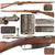 Original German Pre-WWI Gewehr 88/05 S Commission Rifle by Danzig Arsenal, 1891 Dated, Serial No. 9549 d with Turkish Markings Original Items