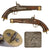 Original British East India Company Model 1843 Percussion Dragoon Pistol with Trapped Swivel Ramrod Original Items