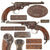 Original Imperial German Artillery Regiment Marked M1879 Reichsrevolver by Suhl Consortium - Matching Serial 6232 Original Items