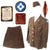 Original U.S. WWII 4th Army Service Command Named Women’s Army Corps Uniform with Skirt & Overseas Cap - Mamie D. Grisham