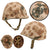 Original U.S. WWII Korean War USMC Front Seam Swivel Bale M1 Helmet with Westinghouse Liner and 1st Pattern USMC Camouflage “Frogskin” Cover