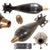Original Japanese WWII Repainted Type 100 HE 81mm Inert Mortar Round with Type 88 Impact Fuse - Dated 1941