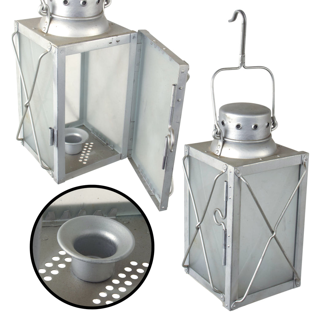 Original German WWII Luftwaffe Fl.U.V. Barracks Candle Lantern - O.J.B. 1940