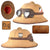 Original German WWII 1942 Dated First Model DAK Afrikakorps Sun Helmet by G.A.H. Helmfabrik with Ultrasin Goggles - Size 54 Original Items