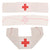 German WWII European Made BEVO Style Red Cross Armband