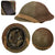 Original Canadian WWII Brodie MkII Steel Helmet Complete with Canadian Two-Color Helmet Net by Viceroy Manufacturing Co. - Dated 1941 Original Items