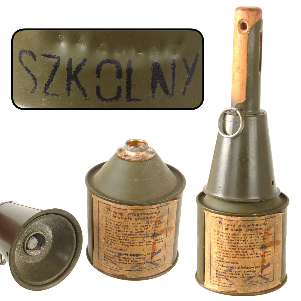Original Polish Cold War Issue Soviet RPG-43 Inert HEAT Grenade - High Explosive Anti-Tank