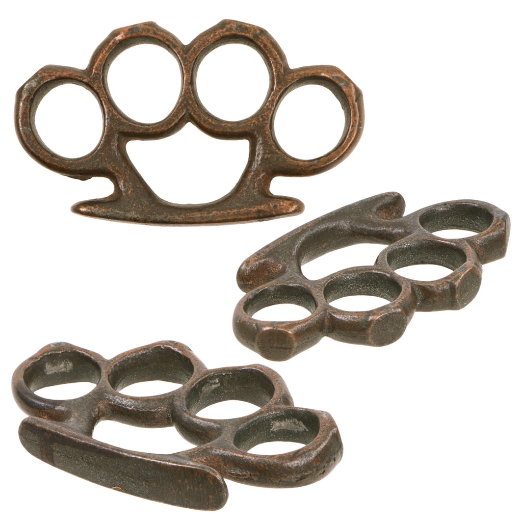 Original U.S. WWII Custom Made Cast Brass Knuckle Dusters Original Items