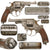 Original French MAS Modèle 1873 M Chamelot-Delvigne 11mm Naval Revolver Dated 1884 with Excellent Bore, Anchor Proof, Matching Serial No. 10746