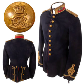 Original British WWI Era Royal Artillery Officer’s Dress Coat - Replaced Lining