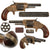Original U.S. Whitneyville Armory No. 1-1/2 Rimfire .32cal Engraved Brass Frame Single Action Revolver circa 1872 - Matching Serial 148 Original Items