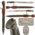 Original German WWI M1898/05 n/A Butcher Bayonet & Steel Scabbard with Leather Belt Frog by Carl Eickhorn - Dated 1917