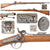 Original U.S. Civil War Era N.J. Surcharged Belgian Liège Proofed French M1853/M1857 Pattern .61 Caliber Percussion Rifle Musket, Circa 1855-1860