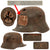 Original Imperial German WWI U.S. CAC Mail-Home Battle-Damaged M16 Stahlhelm Helmet Captured by Lieut. Harry C. Roth, 55th Regiment Coastal Artillery Corps - Q66