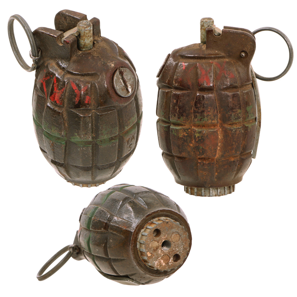 Original British WWII Mills Bomb No. 36M MKI Grenade by T. Ashead & Sons Worcestershire - Dated 1943 Original Items