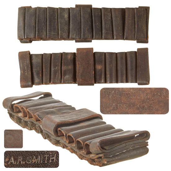 Original U.S. Indian Wars M1874 Hazen .45-70 Cartridge Loop Carrier by Watervliet Arsenal - A.R. Smith Inspected