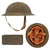 Original U.S. WWII Named & Complete M1917A1 Kelly Helmet with Textured Paint Original Items