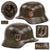 Original German WWII Named Waffen-SS M35 Double Decal Helmet, Stamped ET62, with 1939 Dated 54cm Liner, “Schweitzer” Original Items