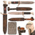 Original German WWII Motto Marked Transitional HJ Knife by Emil Voos with Scabbard, 1937 Dated, RZM M7/2 Original Items