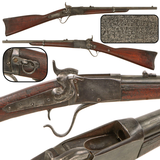 Original U.S. Peabody .50 Rimfire Saddle Ring Carbine by Providence Tool Co., 1862 Patent, Serial No. 111413 Original Items