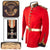 Original British Victorian Named Somerset Light Infantry (Prince Albert's) Scarlet Officer's Dress Tunic with Buff Belt - Edward Downes Bally OBE & Order of the Red Eagle Original Items