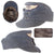 Original German WWII RLB Luftschutz M43 Einheitsmütze Field Cap with BeVo Insignia, RBNr. 0/0454/0041, Dated 1944, Size 57