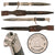Original German WWII Heer Long 98k Dress Bayonet by Robert Klaas with Scabbard and Frog