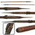 Original U.S. Barbary Pirate Wars Model 1800 Early Type III Navy Boarding Pike Head on Civil War Era Re-Shaft with Tarred Rope - 78 ¼” Long Original Items